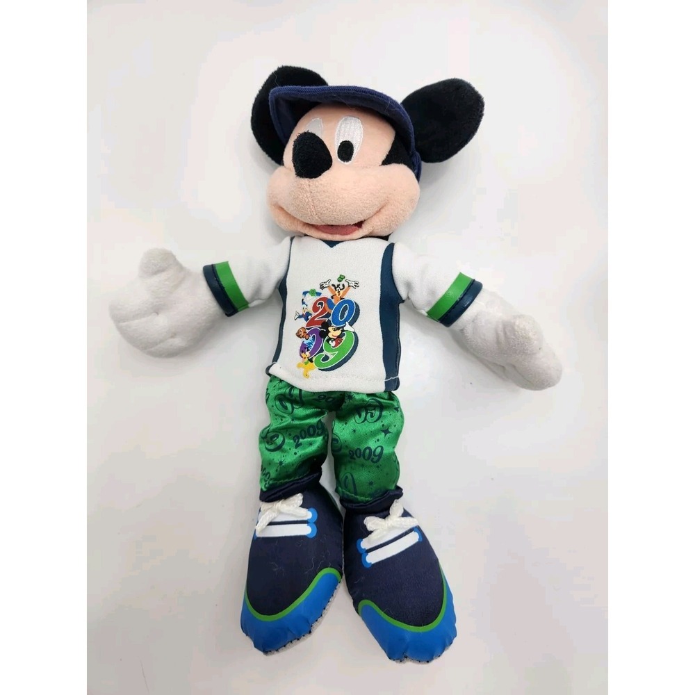 2009 Walt Disney World Mickey‎ Mouse Bean Bag Plush Basketball Outfit